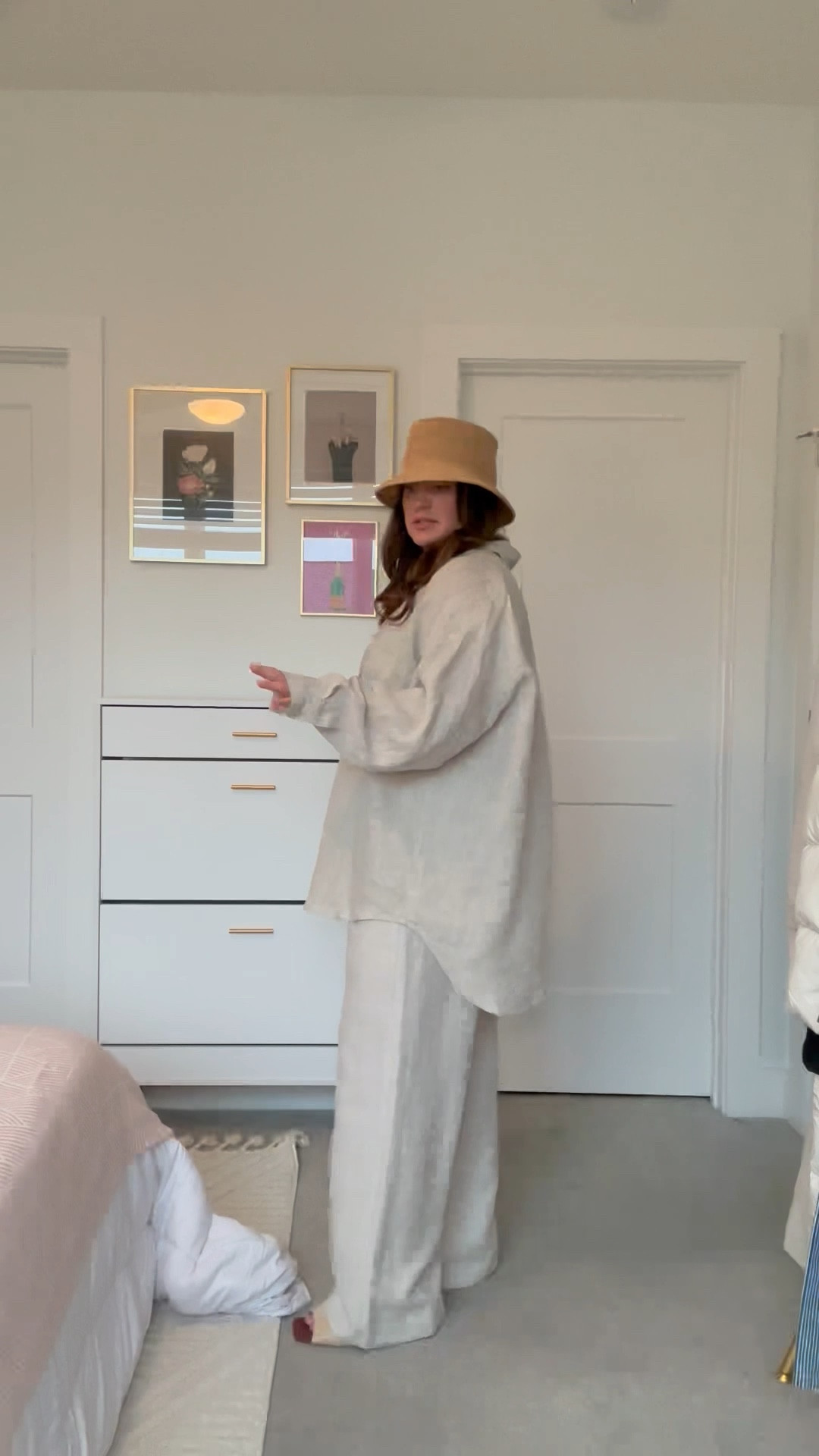 Resort wear- linen on linen on linen 🌴 #sktraveltime
Wearing size XL in shirt and pants
Wearing size L in jacket 

#LTKStyleTip #LTKTravel #LTKSeasonal