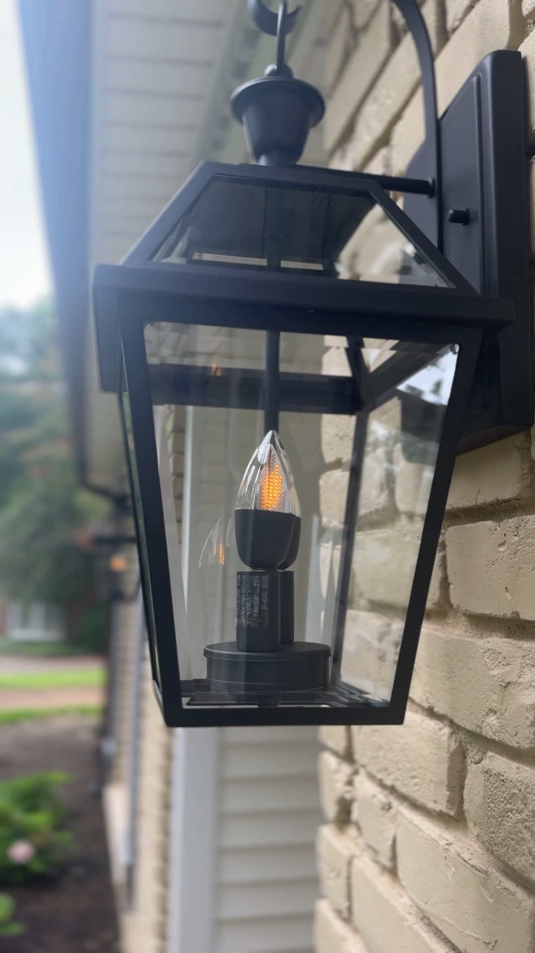 Recently discovered these amazing LED flame bulbs for our front door light fixtures! These bulbs replicate a gas flame, which we fell in love with to pair nicely with our New England design for our home. My husband and I were really impressed with how realistic the flicker of the flame looks and how long these bulbs should last. 

#LTKHome