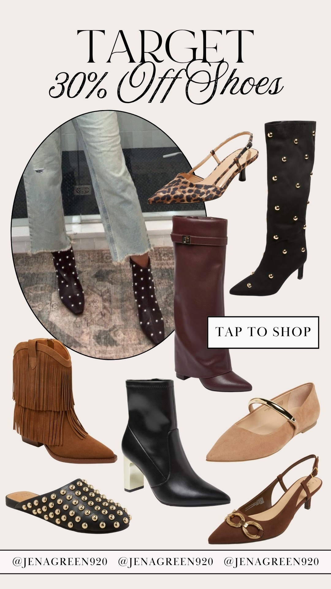 Target Shoe Sale | Fall Boots | Fringe Boots | Kitten Heel | Studded Boots

#LTKStyleTip #LTKShoeCrush #LTKSaleAlert