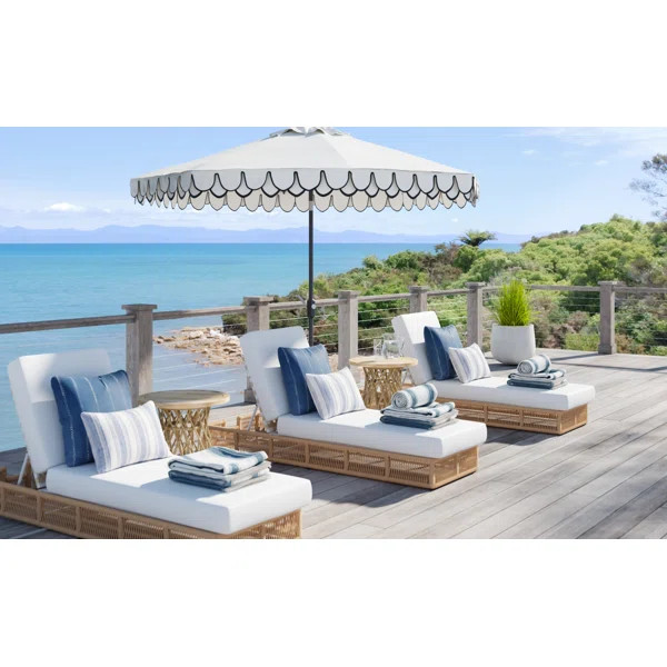 Langley Outdoor Fabric Chaise Lounge | Wayfair North America