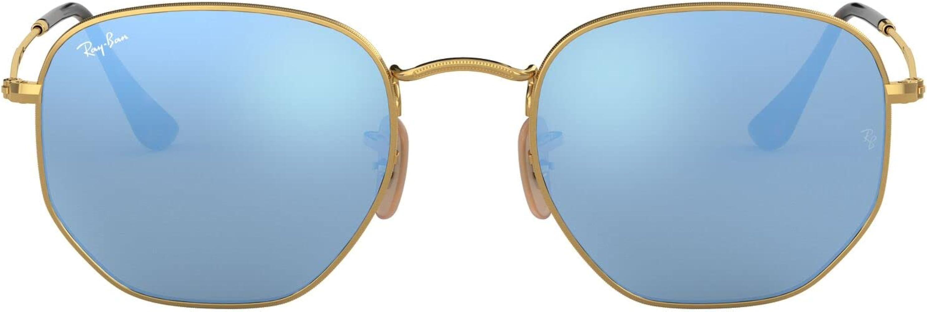 Ray-Ban Rb3548n Hexagonal Flat Lens Sunglasses | Amazon (US)
