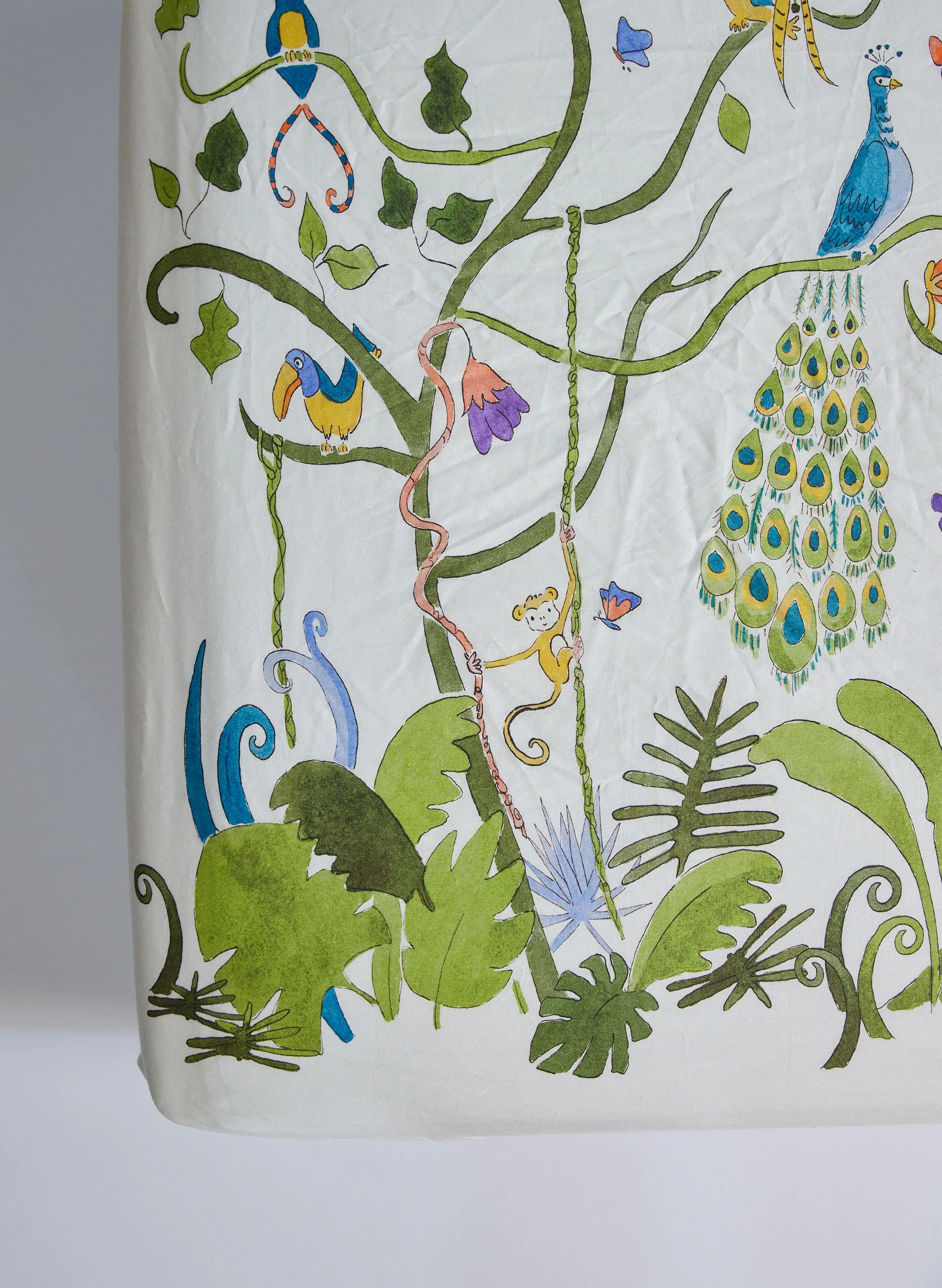 Tropical Chinoiserie Crib Sheet | Timo and Violet