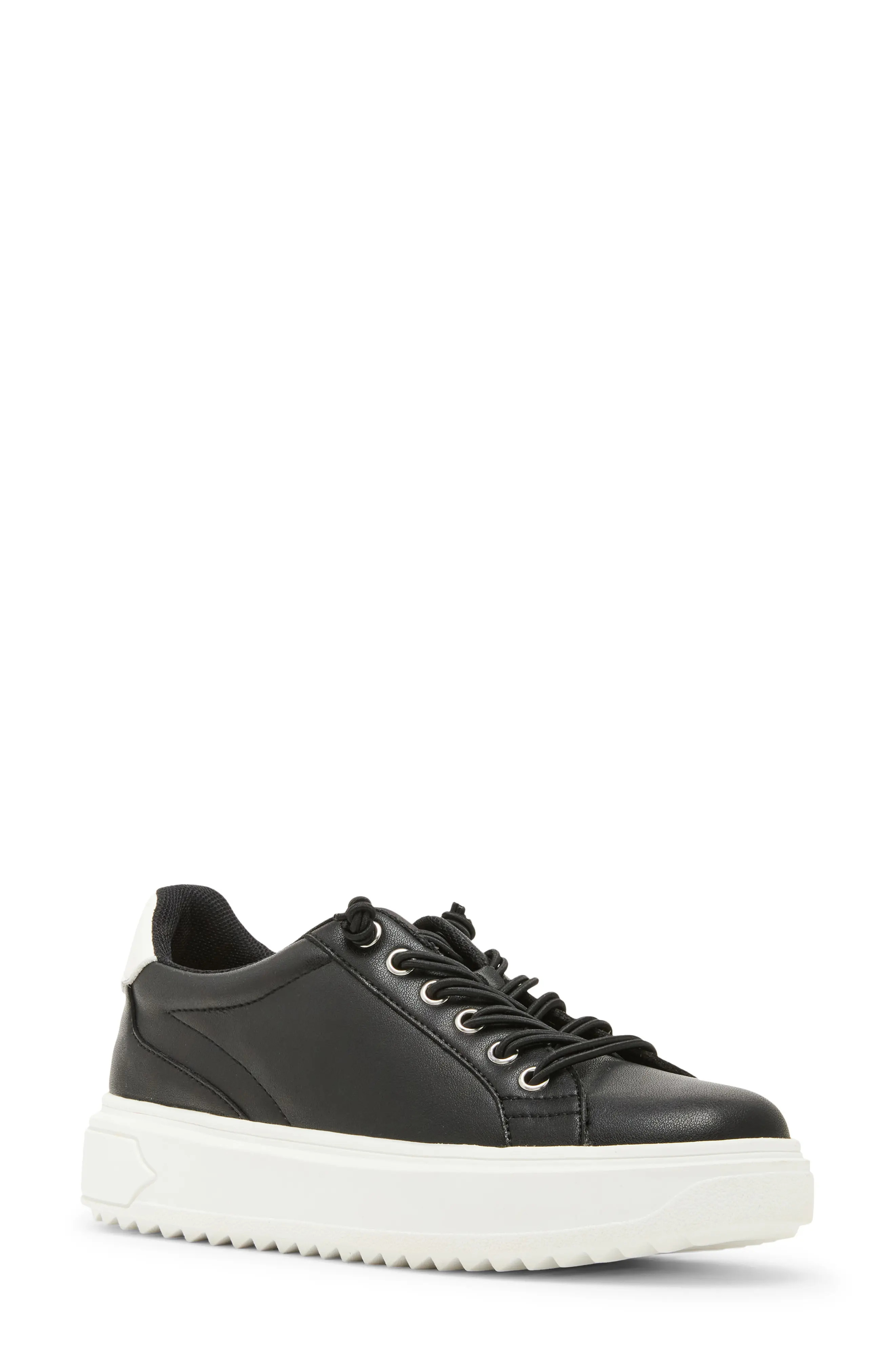 Blondo Greer Waterproof Sneaker in Black Leather at Nordstrom, Size 5.5 | Nordstrom