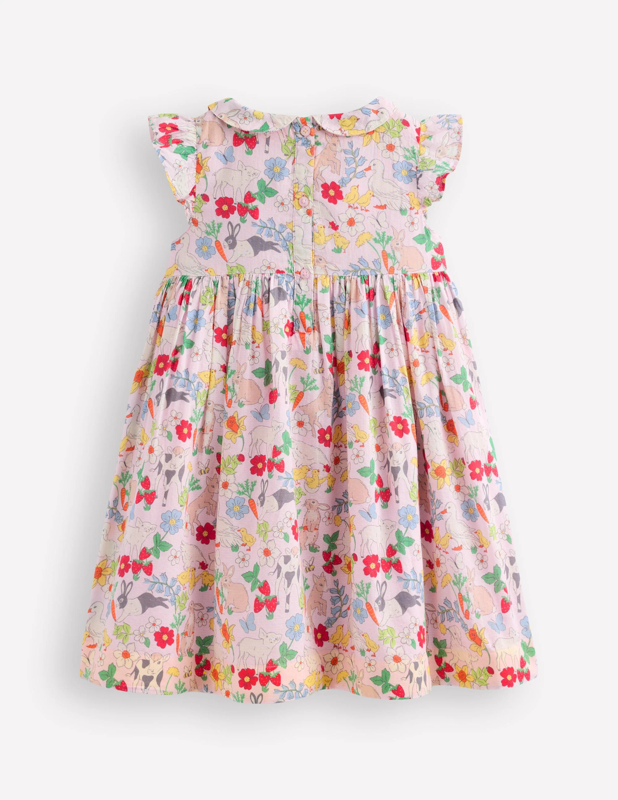 Adeline Smocked Dress-Lilac Spring Meadow | Boden (US)