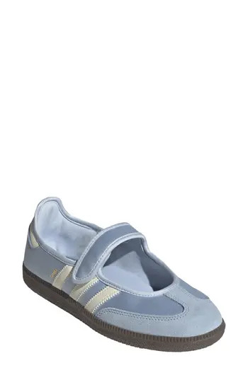 adidas Samba Jane Sneaker in Crystal Sky/Cream White/Gum5 at Nordstrom Rack, Size 7.5 | Nordstrom Rack