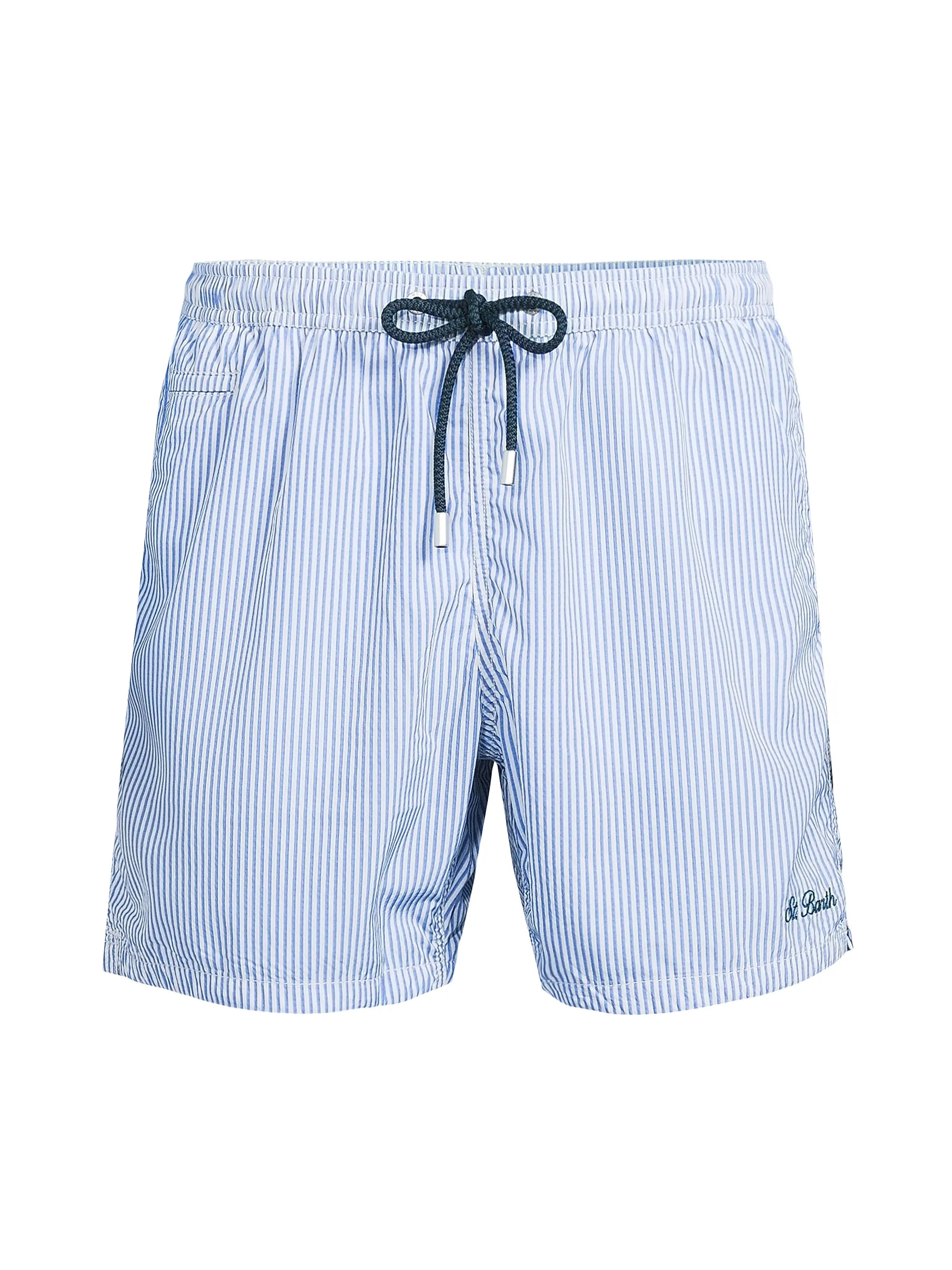 Patmos Seersucker Swim Trunks | Saks Fifth Avenue