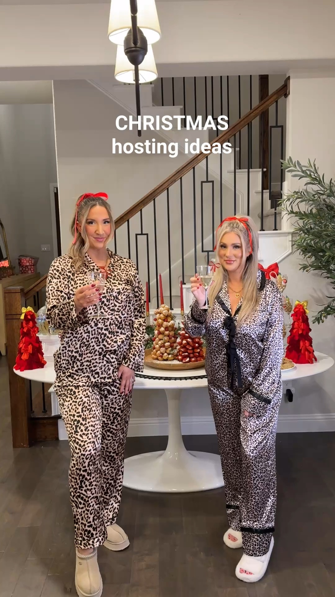 CHRISTMAS HOSTING IDEAS🎄Easy ideas for your next holiday party or event!

Which idea is your favorite?
- Donut & strawberry cone trees
- Ornament cocktail tree
- Christmas train centerpiece
- Snowglobe cupcakes
- White christmas punch
- Bow drink markers
- Charcuterie tree display
- snowman cheese dip

#christmasparty #holidayparty #christmashosting #christmasfood #partyideas #partyfood #christmasideas #hostingtips #easydessert #easyrecipe 

#LTKParties #LTKSeasonal #LTKHoliday