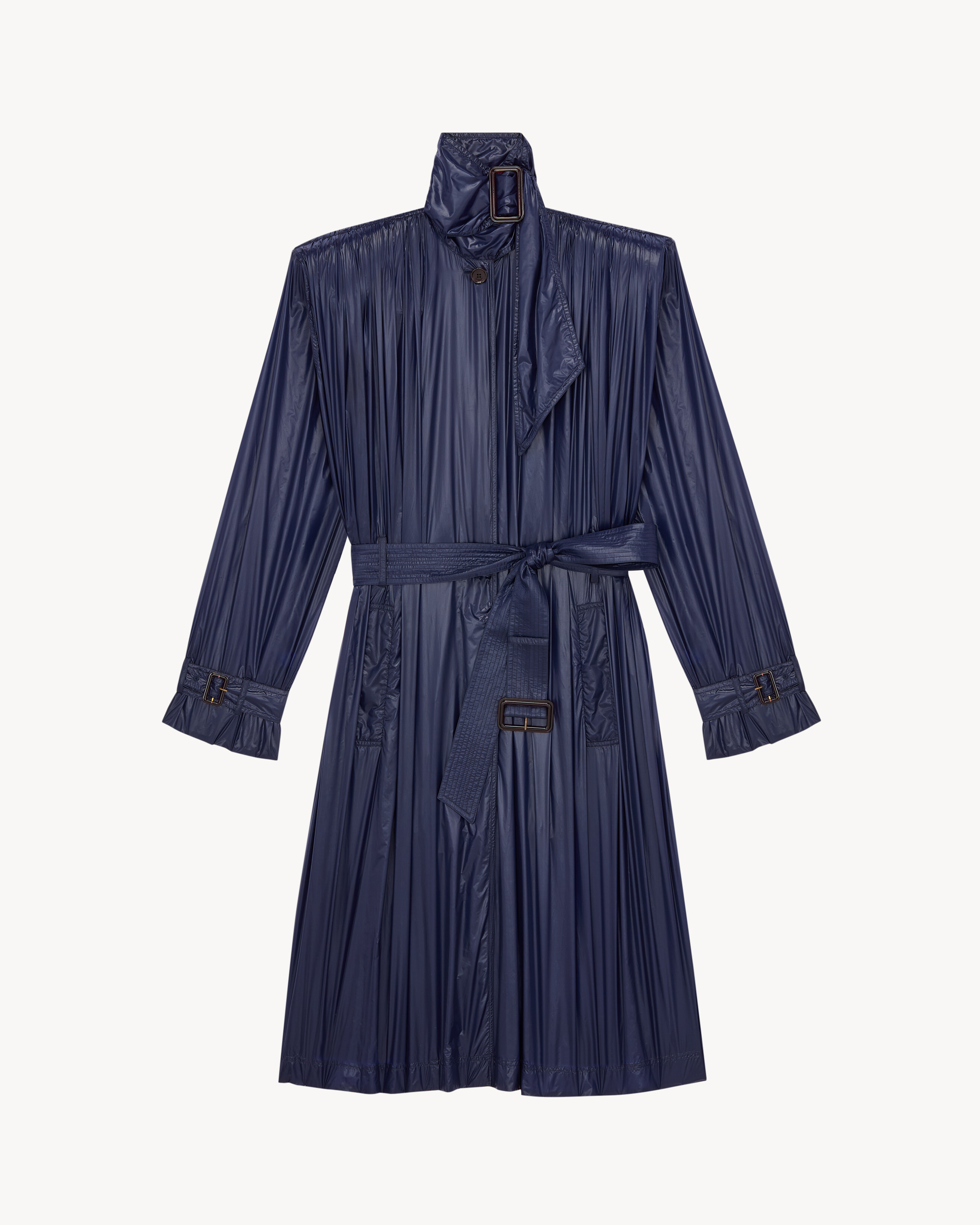 lavallière trench coat in nylon | Saint Laurent Inc. (Global)