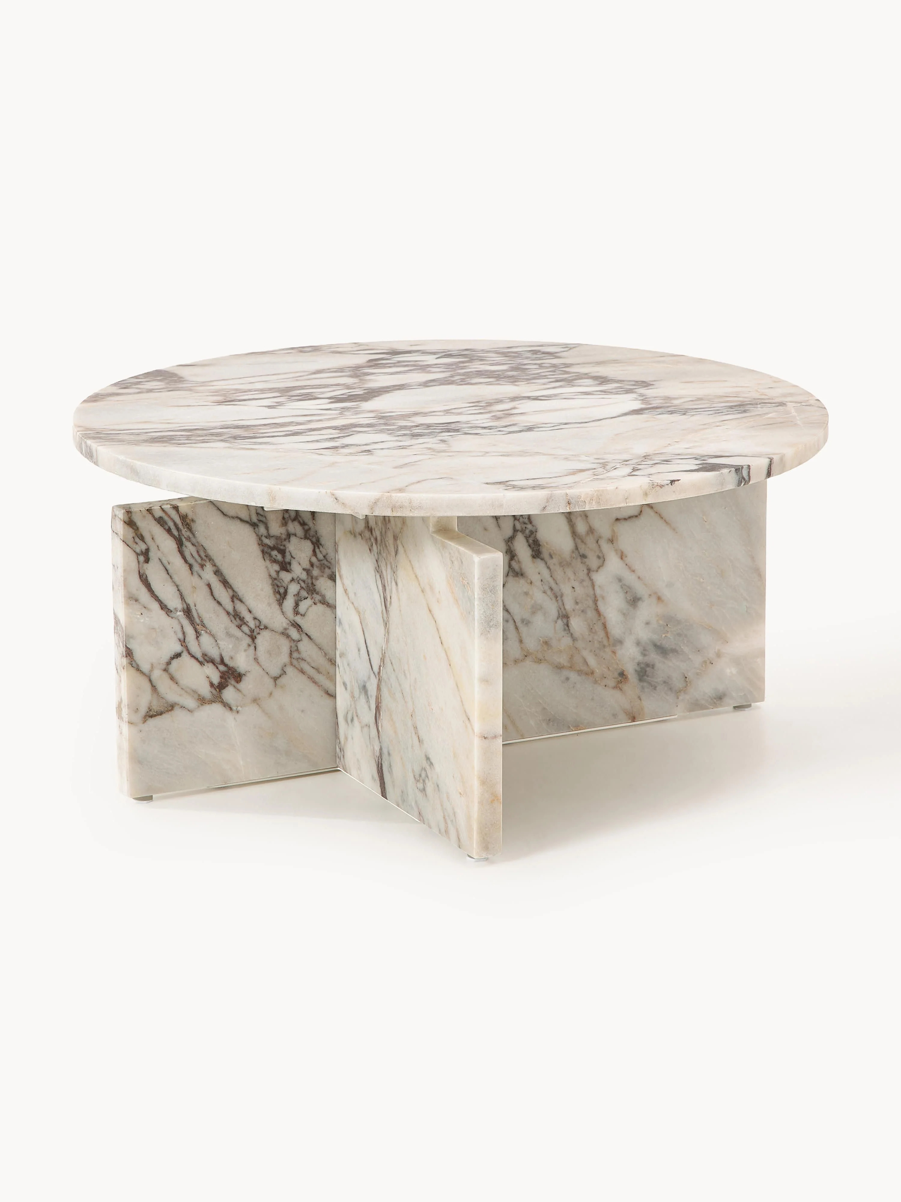 Runder Couchtisch Marisa aus Marmor | Westwing EU