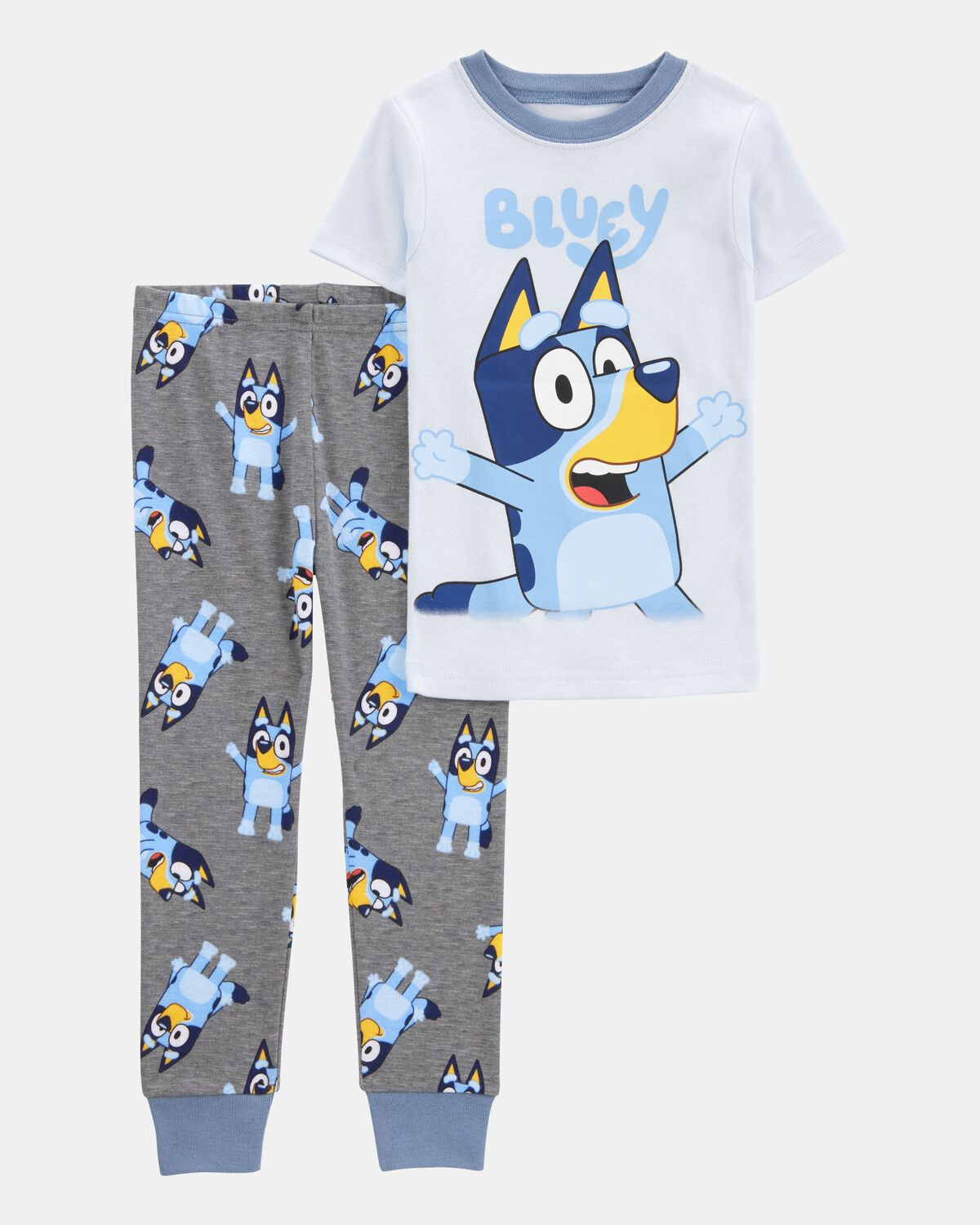 Toddler Boy Bluey Snug Fit Cotton 2-Piece Pajamas - Blue | Carter's Inc