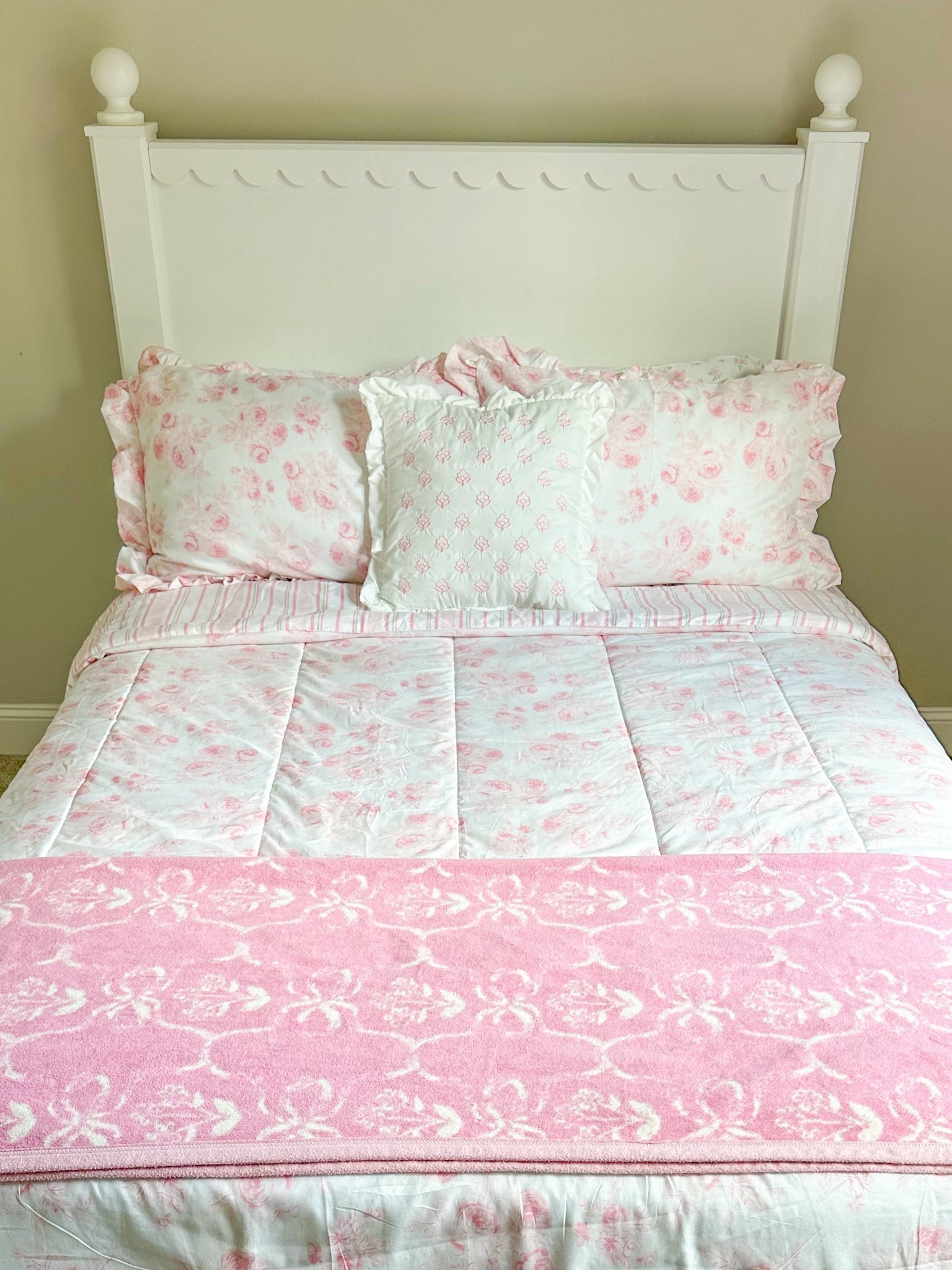 LSF INSPIRED TODDLER GIRL ROOM | Budget friendly finds for a toddler girl room! We love Pottery Barn, LoveShackFancy, scallops, ruffles, pink, florals, and all the girly things. 

#LTKKids #LTKFamily #LTKHome