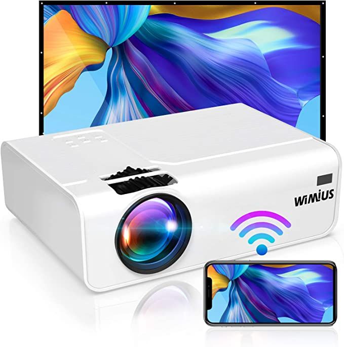 WiFi Projector Support 5.0 Bluetooth Transmitter, WiMiUS K2 Mini Projector 1080P and 4K Support, ... | Amazon (US)
