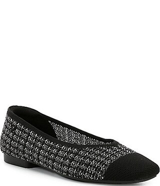 VIVAIA Margot 2.0 Stretch Knit Plaid Flats - 9.5 | Dillard's
