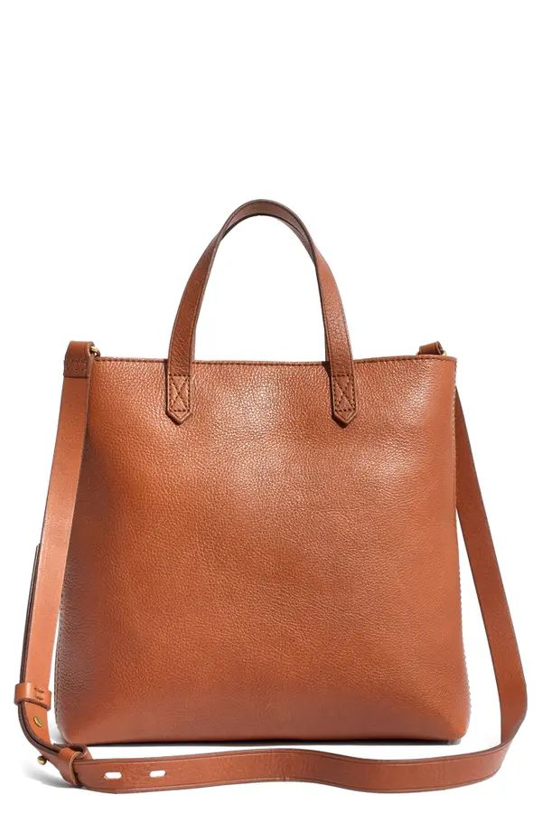 Small Transport Leather Crossbody Tote | Nordstrom