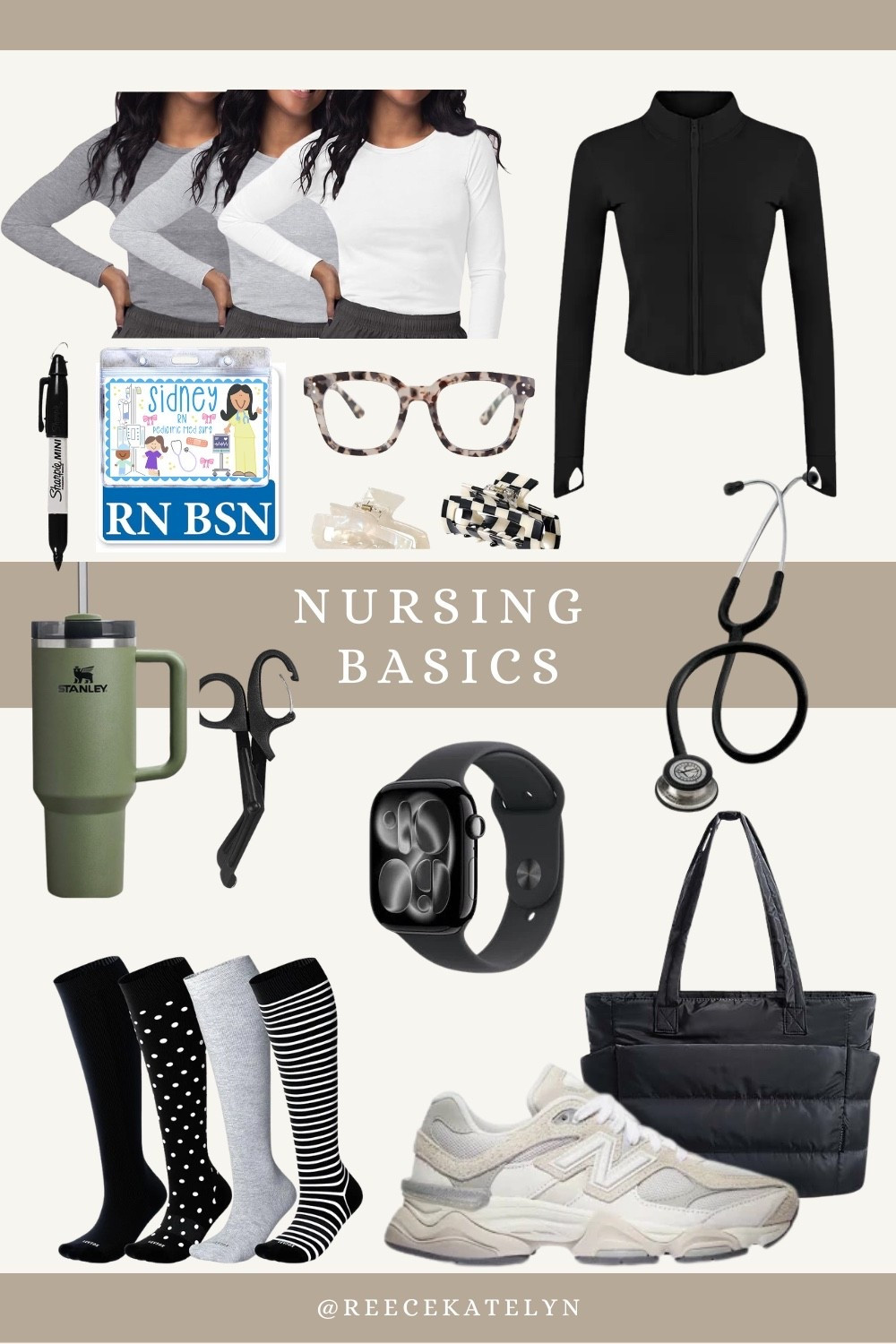 Nurse essentials I actually use every shift 🩺🤍

Sharing my favorite nursing must-haves including compression socks, underscrub shirts, work jackets, comfortable nursing shoes, badge reels, pens, hydration essentials, and other 12-hour shift favorites. Whether you're a new grad nurse, nursing student, pediatric nurse, labor and delivery nurse, or seasoned RN, these are the items that help make long shifts more comfortable.

#NurseEssentials #NurseFavorites #NewGradNurse #NursingStudent #RegisteredNurse #PediatricNurse #LaborAndDeliveryNurse #CompressionSocks #NurseMustHaves #WorkBagEssentials