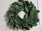 Magnolia Wreath ~Faux Magnolia Door Decor ~ Handmade Magnolia Decor~Handcrafted Wreath~Farmhouse Sty | Amazon (US)