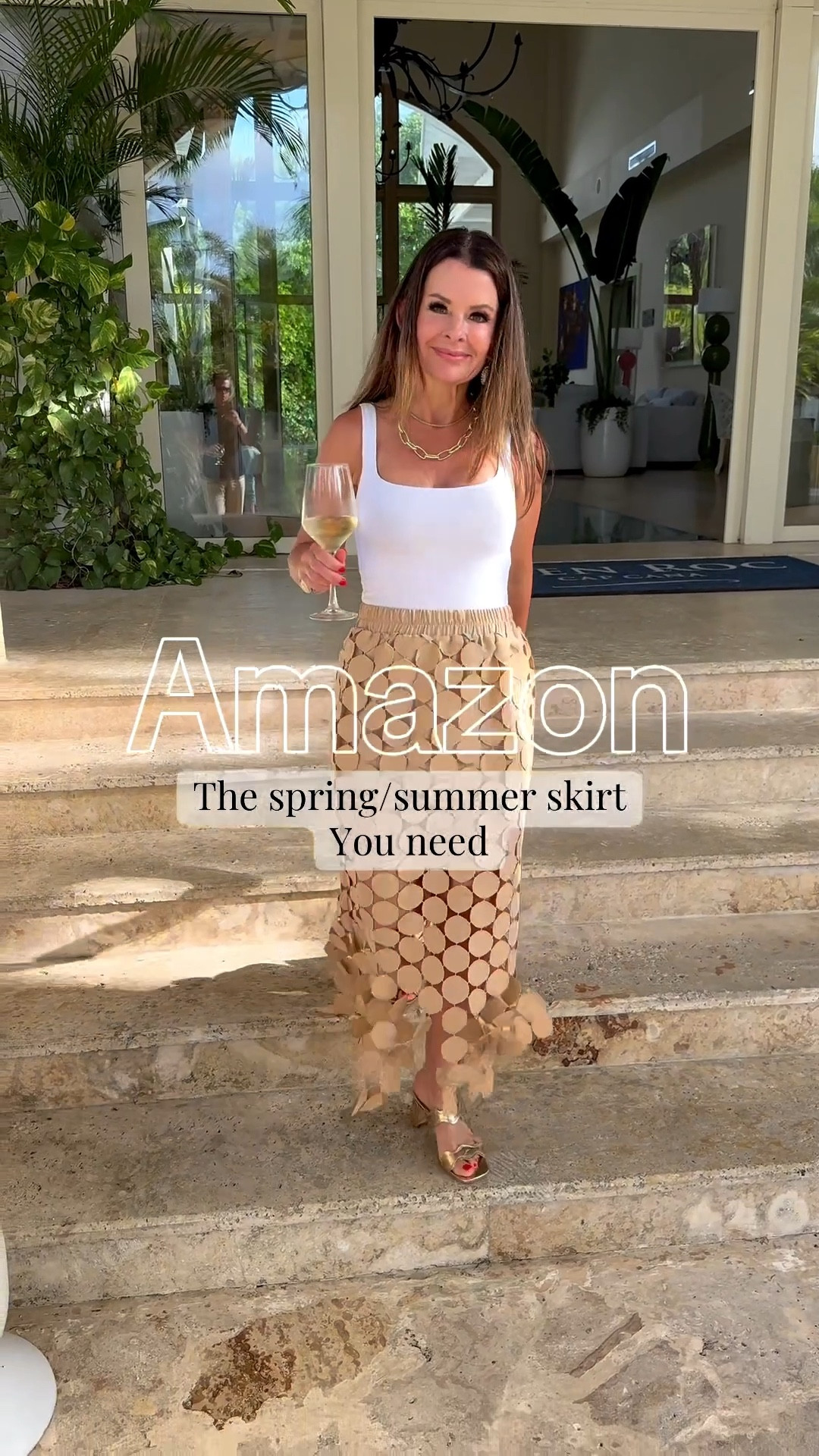 This is a must have skirt!!! Spring summer perfection and price is great!