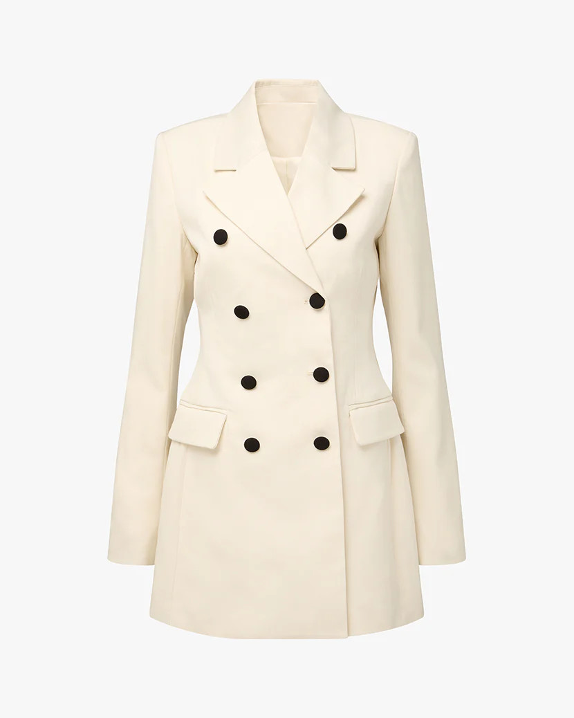 Peplum Blazer Mini Dress | We Wore What