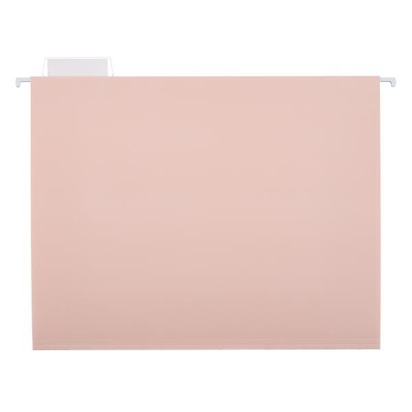 Blush Letter-Size Hanging File Folders | The Container Store