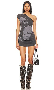 One Shoulder Graphic Dress | Revolve Clothing (Global)