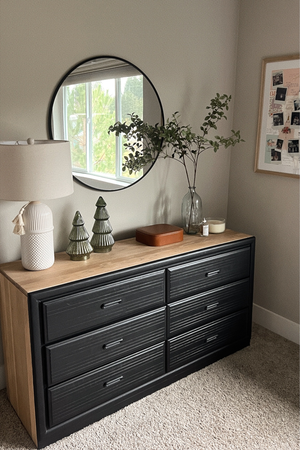 Bedroom decor from our WLW home🫶🏻

Dresser was refinished my us. Lamp, vase and mirror are originally from Home Goods but I have linked a similar one. 

#LTKHome