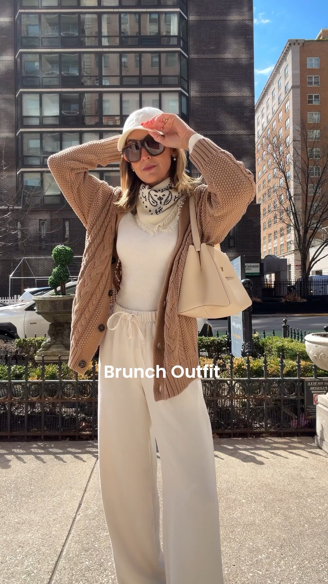 Brunch outfit! Wearing my tried and true lodge pants size small regular length- waffle tee and cable knit cardigan small 

#LTKOver40 #LTKgrwm #LTKstorytime