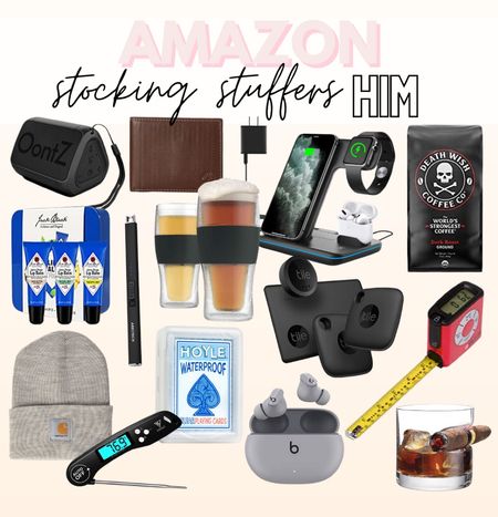Amazon stocking stuffers for him, gift guide, gifts for him, gifts under $50 

#LTKGiftGuide #LTKHoliday #LTKmens