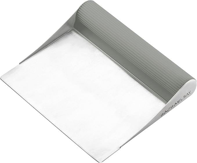 Rachael Ray Tools and Gadgets Stainless Steel Pastry Scraper / Bench Scrape / Kitchen Tool for Ba... | Amazon (US)