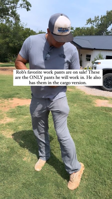 Rob swears by these work pants. They are comfortable, fast drying, and has built in UPF 50 sun protection. Now on sale! 

#LTKSaleAlert #LTKMens #LTKWorkwear