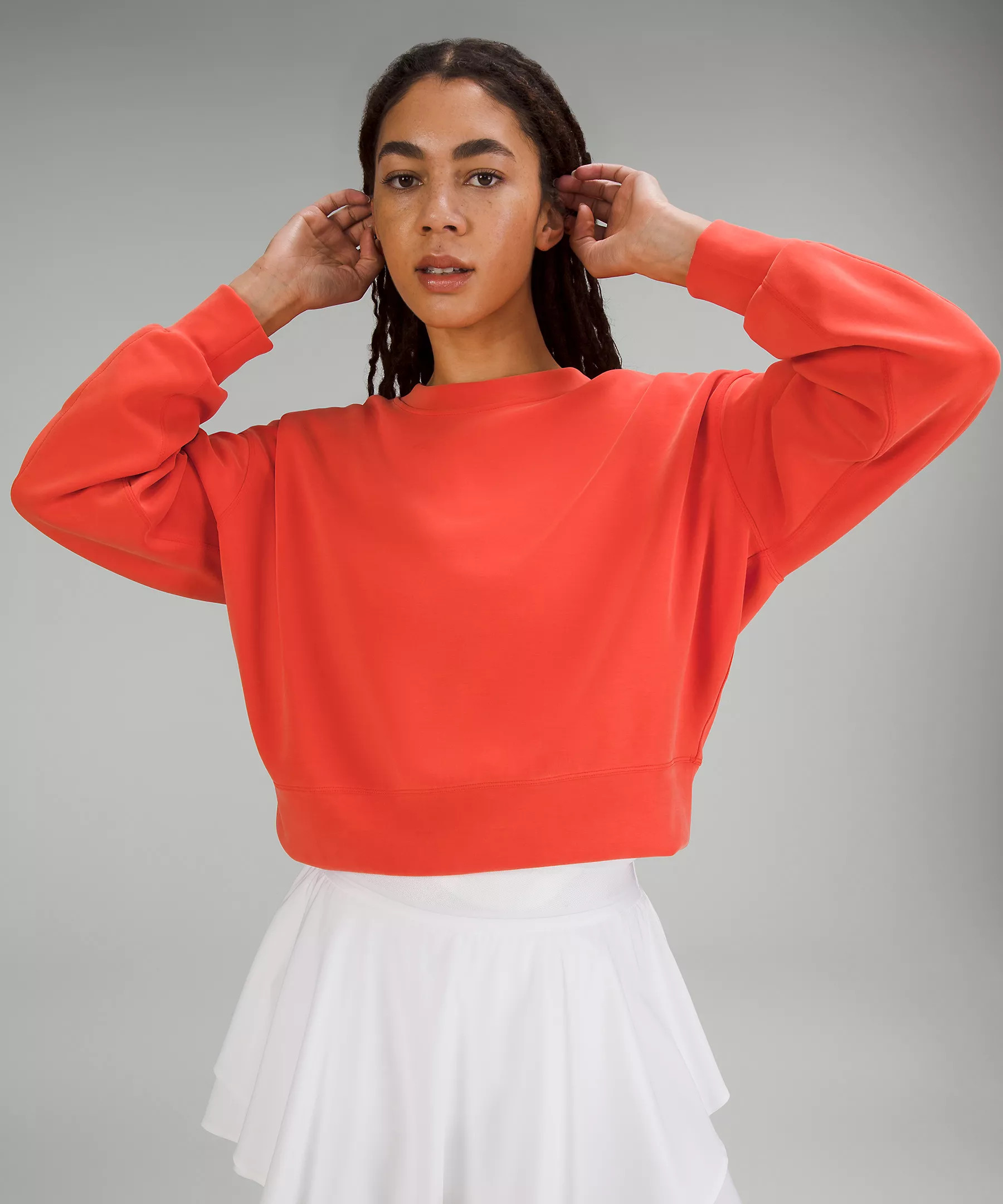 Perfectly Oversized Cropped Crew *Softstreme | Women's Hoodies & Sweatshirts | lululemon | Lululemon (US)