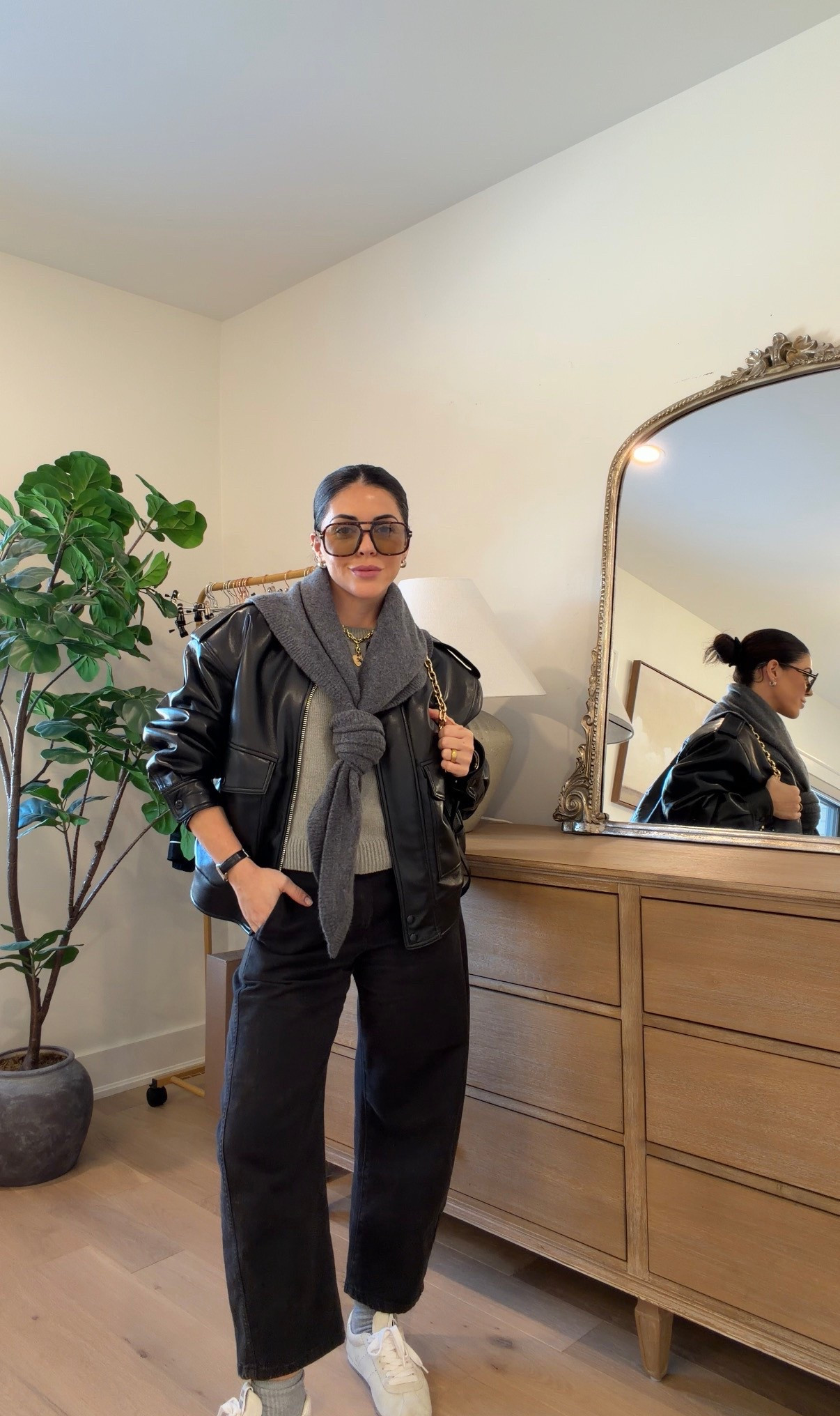 Jeans / size 0 petite (stack codes ADDIT and GREAT)
Top - size XS
