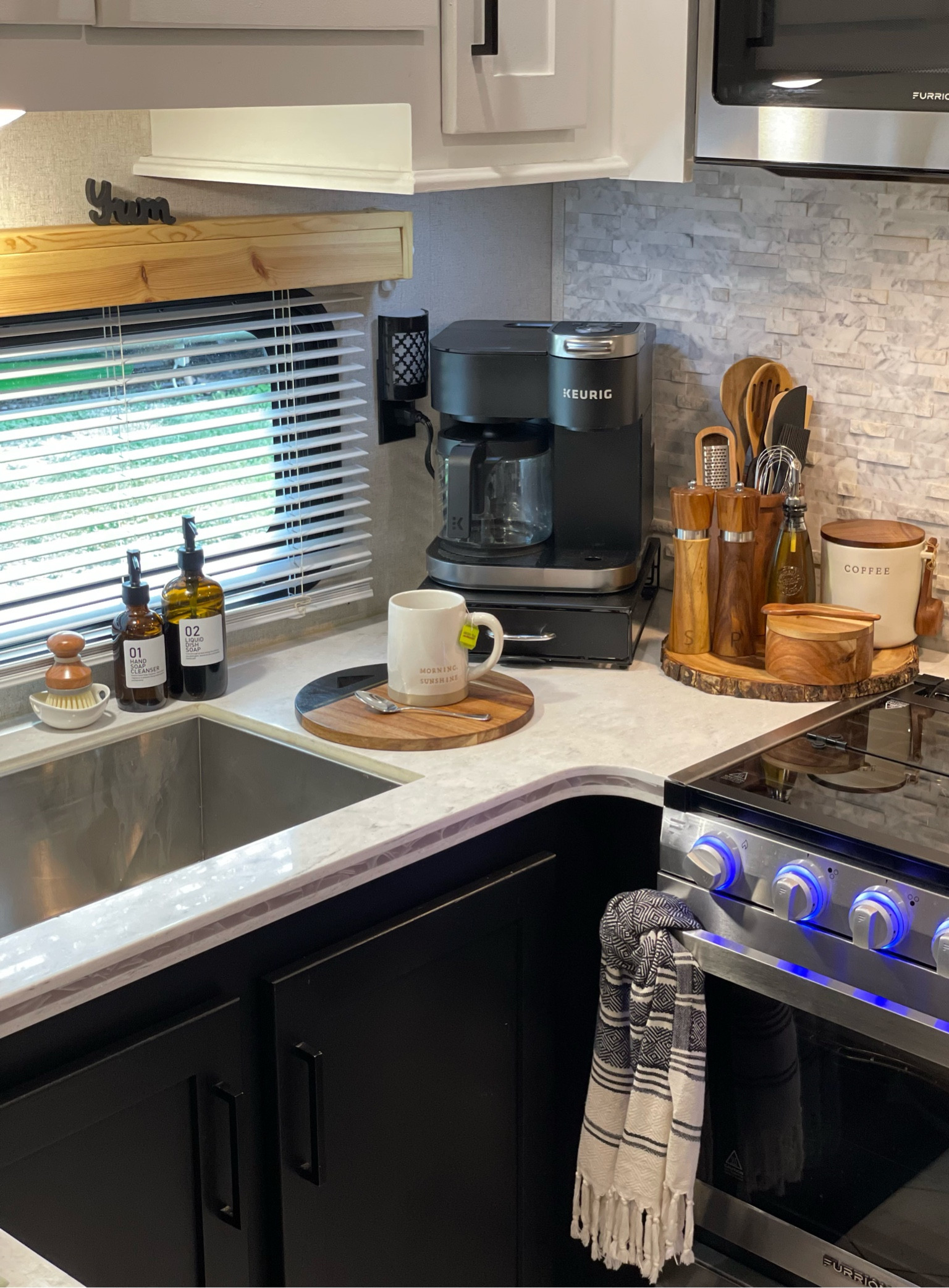 Beauty and function lie in every space of your home, no matter the size! #kitchenstyle #kitchenvibes #tinyhome #teatime #hometrends

#LTKhome #LTKstyletip #LTKfamily