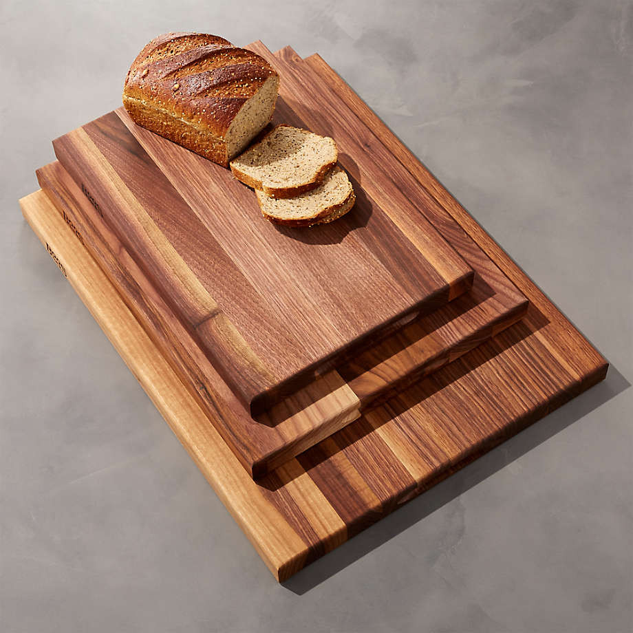 John Boos 18"x12" Reversible Walnut Cutting Board/Serving Board + Reviews | Crate & Barrel | Crate & Barrel