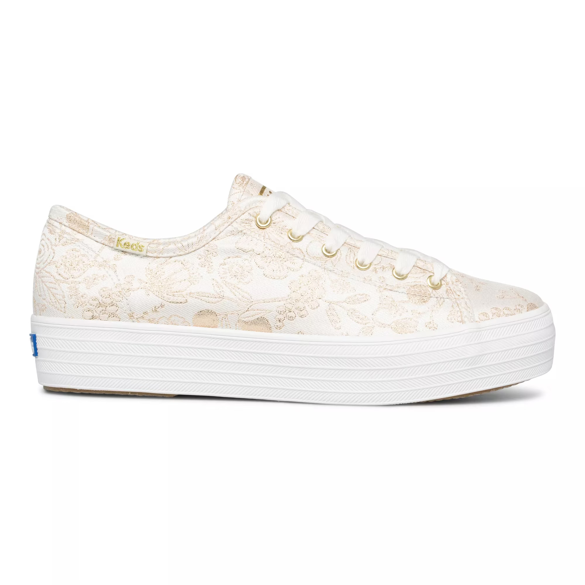 Keds x Rifle Paper Co. Triple Kick Colette Jacquard Lace Up - Free Shipping | KEDS | Keds US