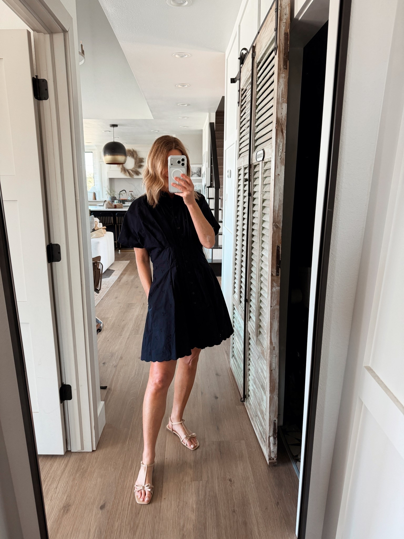 Wearing  a small in this so cute eyelet dress that’s fully lined 

#LTKOver40