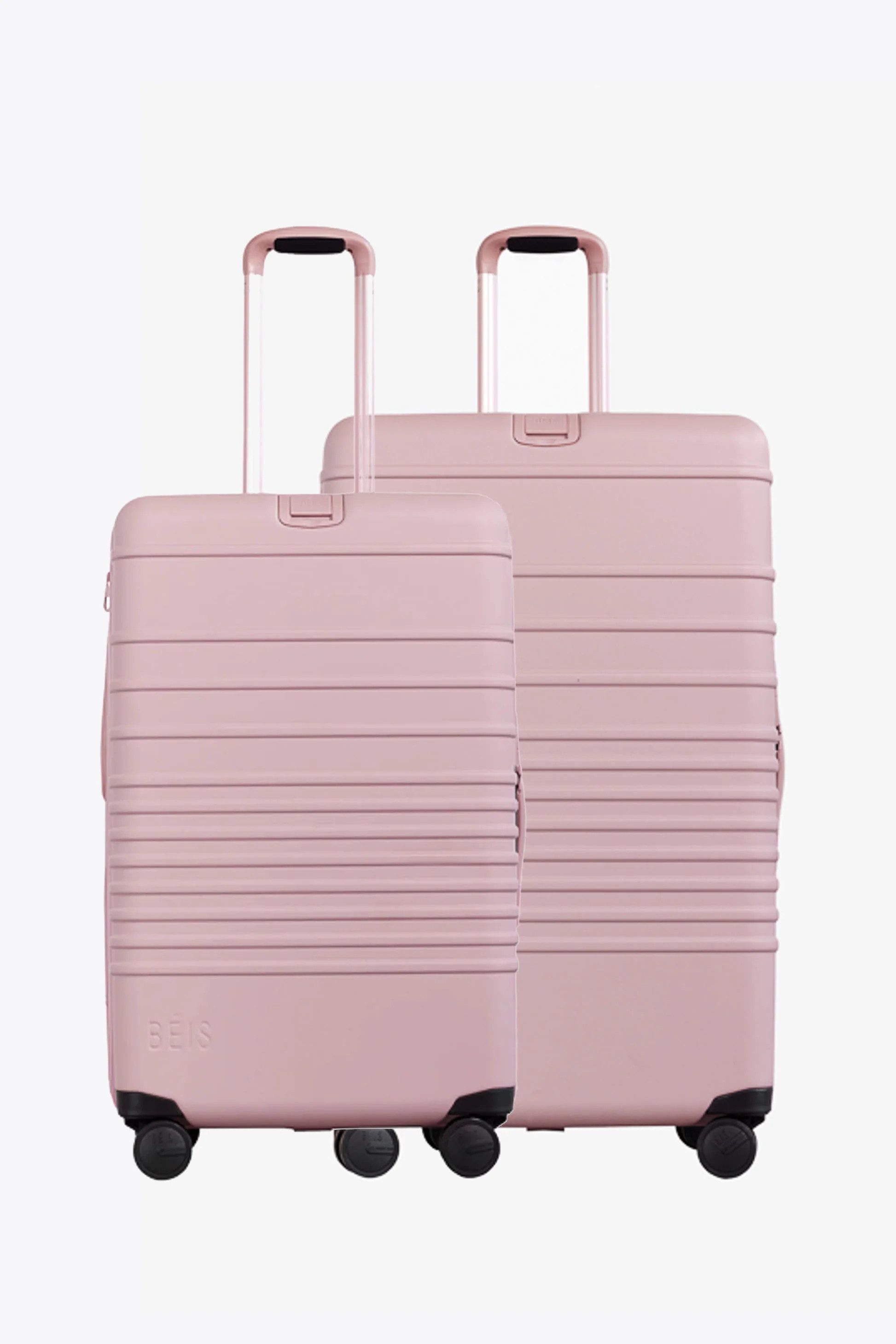 BÉIS 'The Check-In Starter Set' in Atlas Pink - 26" Medium & 29" Large Check-in 2 Piece Luggage ... | BEIS