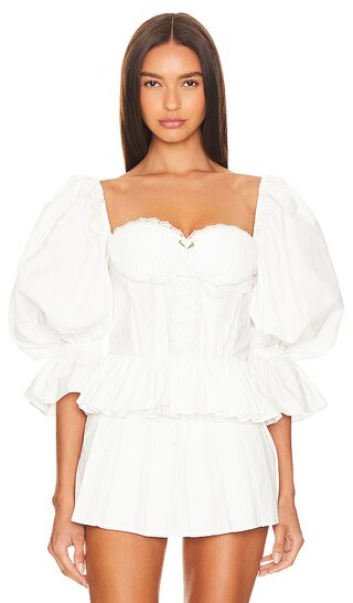 TOP ENCAJE MADDIE | Revolve Clothing (Global)