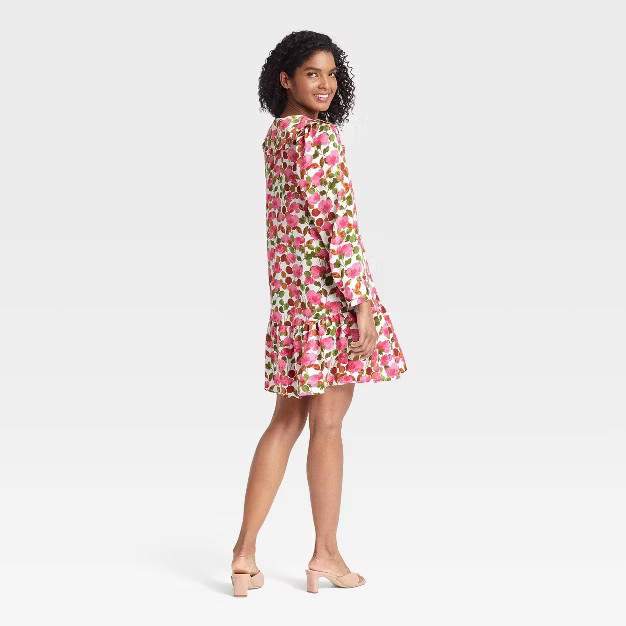 Women's Puff Long Sleeve Dress - Who What Wear™ | Target