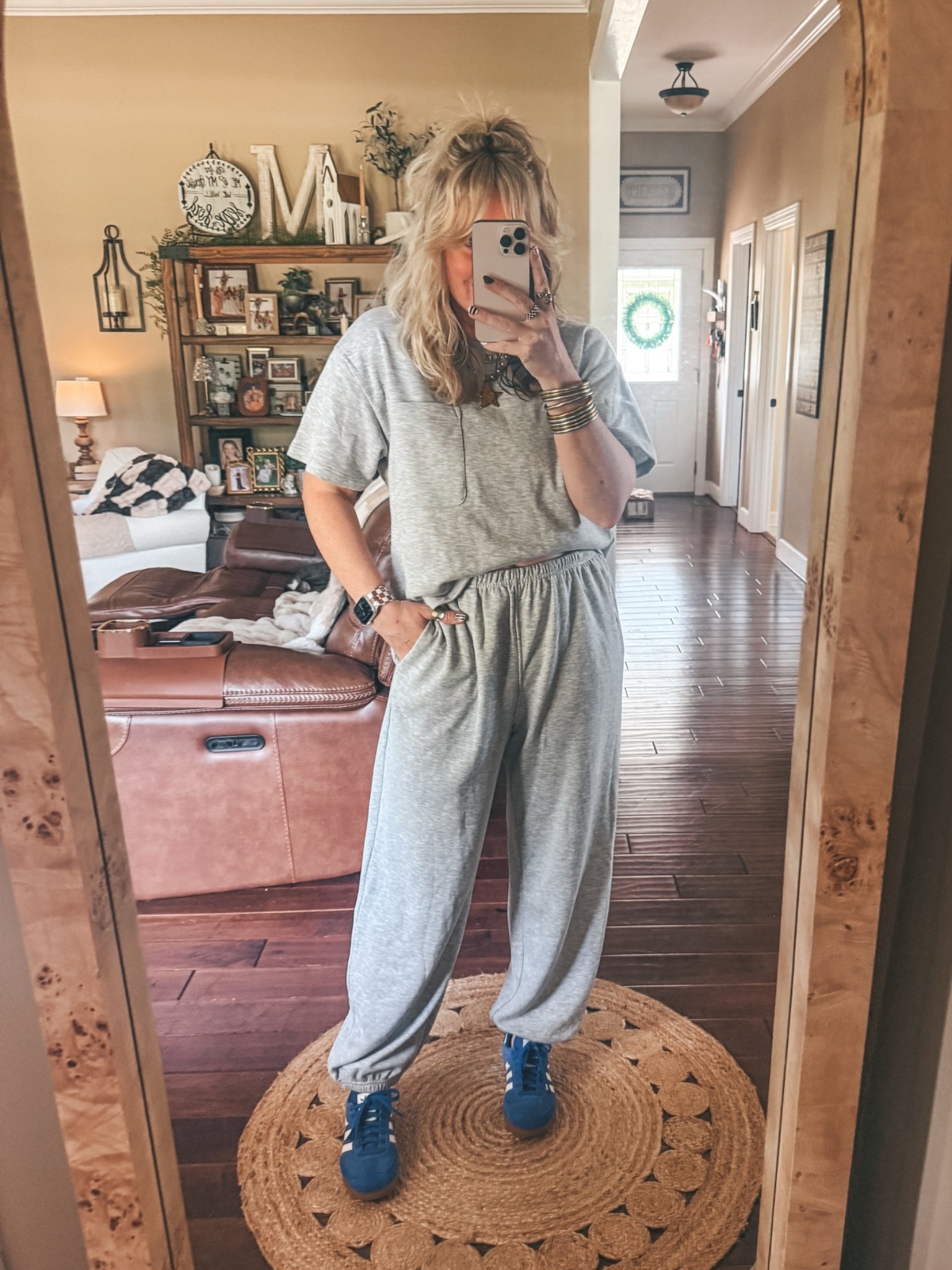 The cutest comfiest set! 
I’m in a medium

#LTKOver40