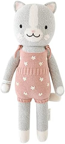 cuddle + kind Daisy The Kitten Little 13" Hand-Knit Doll – 1 Doll = 10 Meals, Fair Trade, Heirl... | Amazon (US)