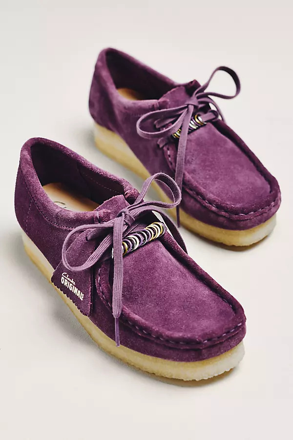 Clarks Wallabee Suede Slip-On Shoes | Anthropologie (US)