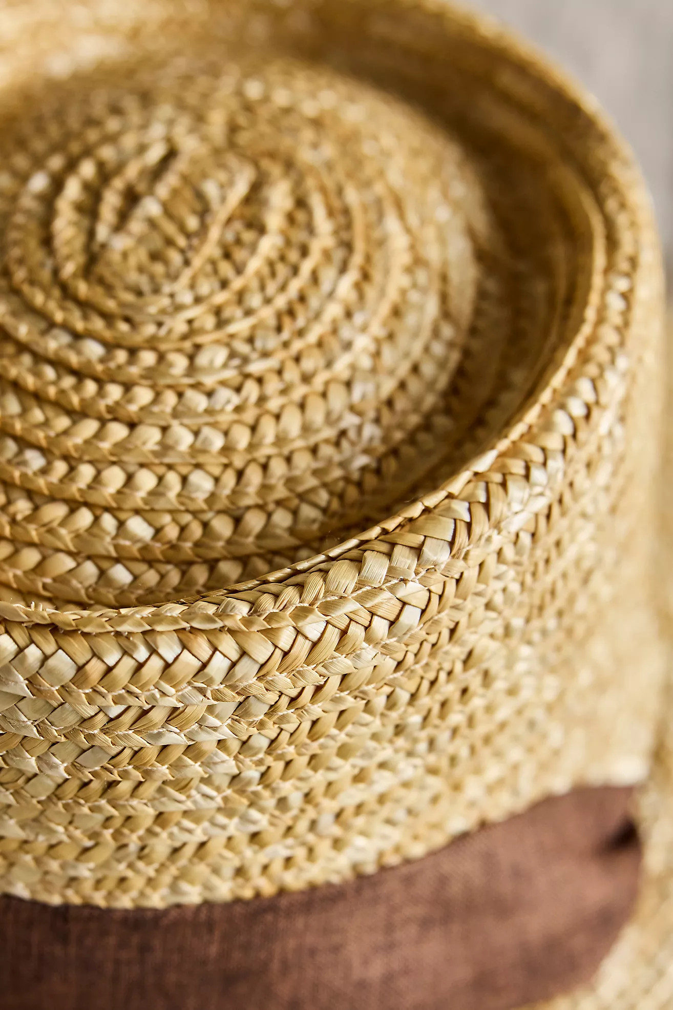 Scarf Band Wide Brim Straw Hat | Anthropologie (US)