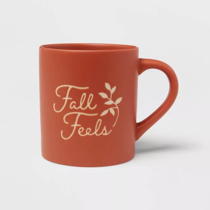 16oz Stoneware Fall Feels Mug - Threshold&#8482; | Target