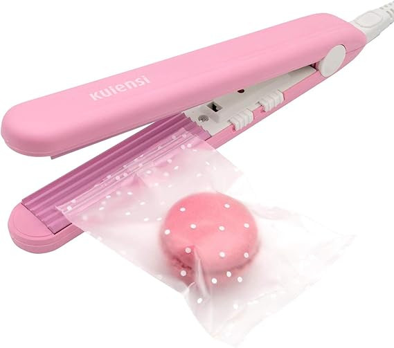 Food Bag Heat Sealer Handheld, Portable Mini Sealing Machine for Bag Food Storage, Double Smart S... | Amazon (US)