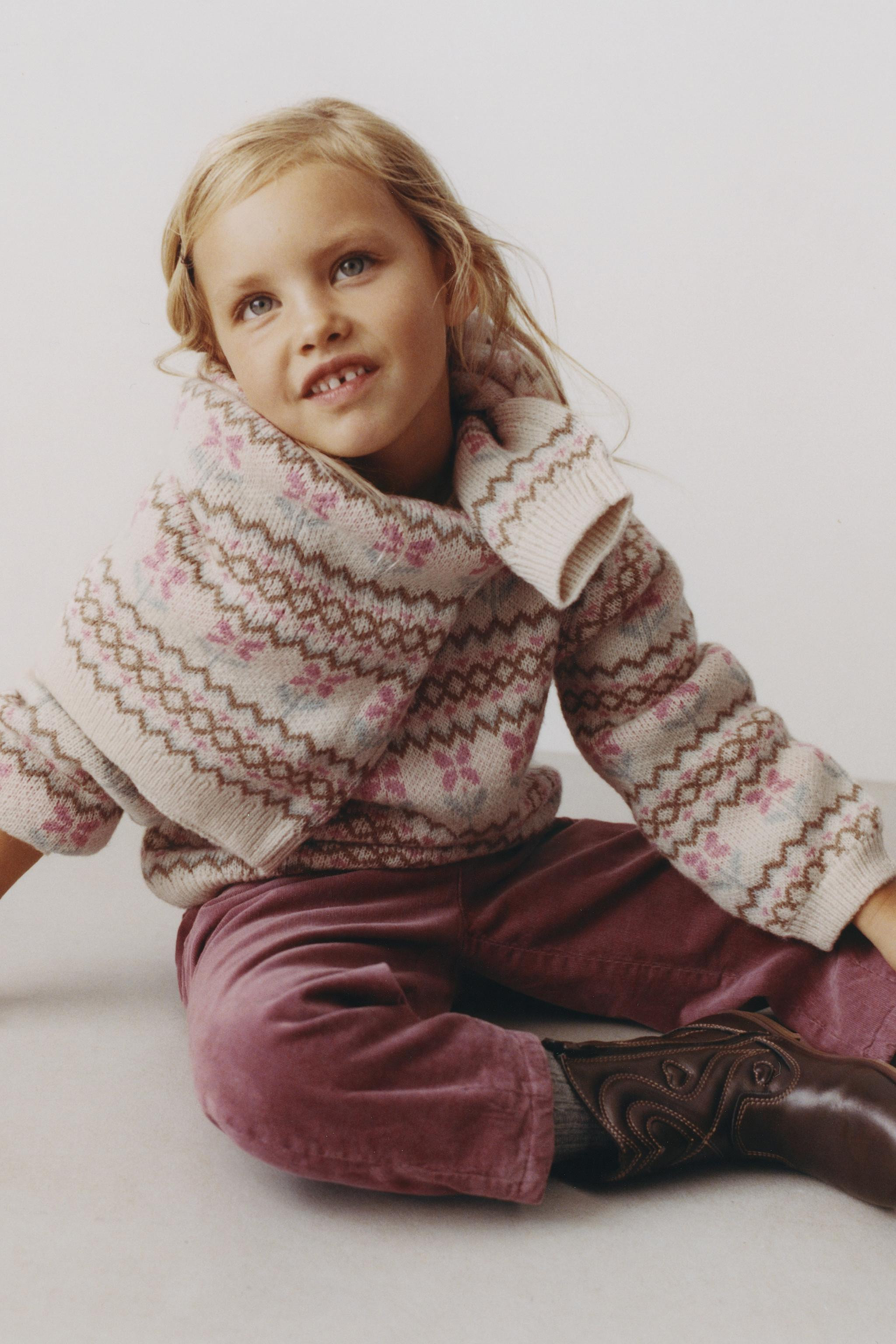 LINED FINE-WALED CORDUROY BAGGY PANTS | Zara US