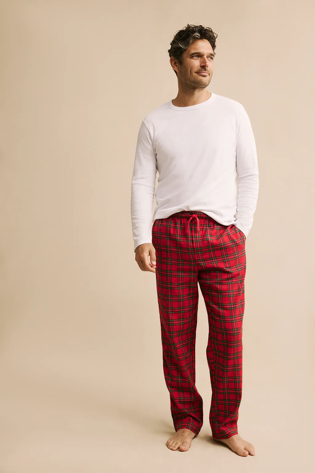 Men's Flannel Pajama Pants in Holiday Tartan | Lake Pajamas