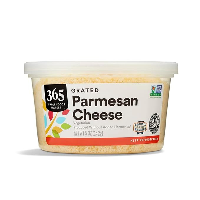 365 by Whole Foods Market, Parmesan Grated, 5 Ounce | Amazon (US)