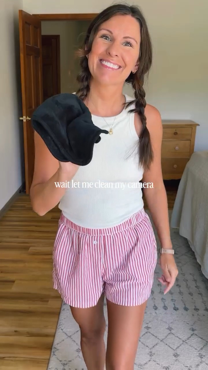 Outfit 1: small in my tank and small in my boxer shorts 

Outfit 2: xs in my bra, small in my tank, xs in my shorts and 6 in my sandals

#LTKPetite #LTKgrwm #LTKootd
