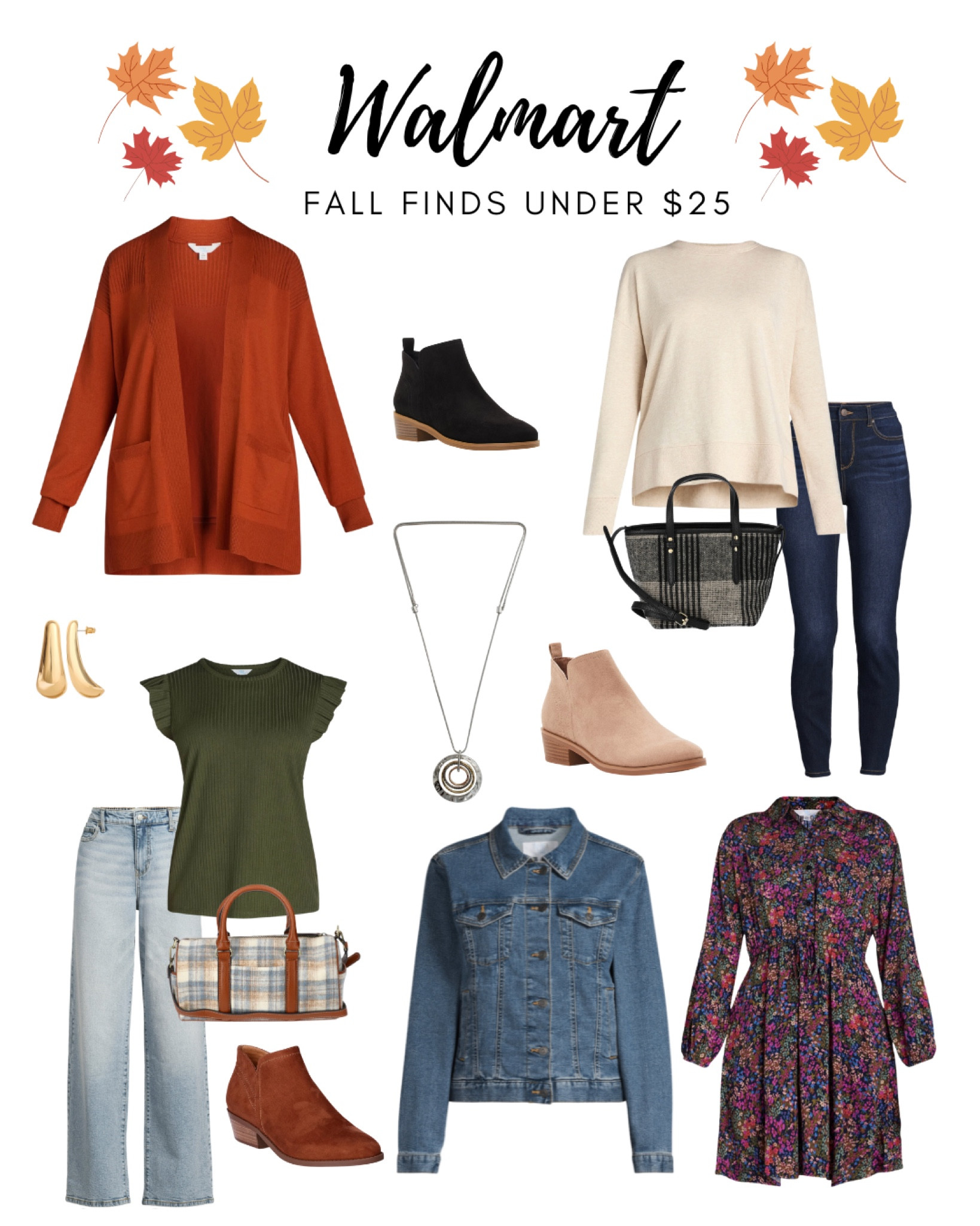 Fall finds under $25 from @walmartfashion 🍂 So many cute items to later and mix and match! #WalmartPartner #WalmartFashion

#LTKOver40 #LTKSeasonal #LTKStyleTip