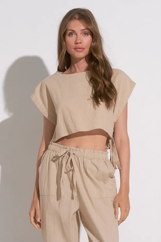 Lily Top Sand / XS | Shop Elan